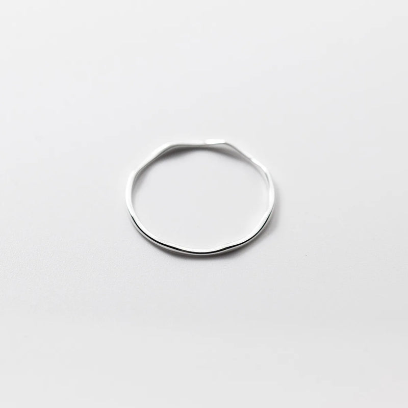 Wave 925 Sterling Silver Rings For Women Irregular Wedding Women Ring