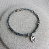 925 Silver Bracelet Moon Star Rope Couple Bracelets Women