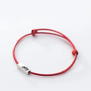 925 Silver Red Thread Bracelet for Women