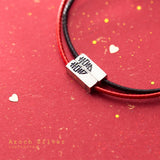 925 Silver Red Thread Bracelet for Women