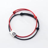 925 Silver Red Thread Bracelet for Women