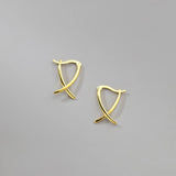 925 Silver Hoop Earrings Women Fine Jewelry