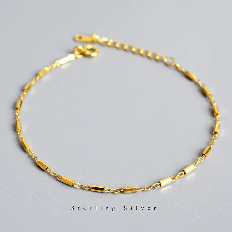 925 Sterling Silver Women's Bracelet Minimalist Jewelry