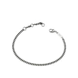 925 Sterling Silver Chain Link Bracelet for Women