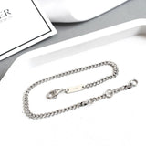 925 Sterling Silver Chain Link Bracelet for Women