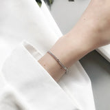 925 Sterling Silver Chain Link Bracelet for Women