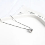 Silver 925 Bracelet Female Bead Charm Chain Minimalist