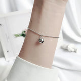 Silver 925 Bracelet Female Bead Charm Chain Minimalist
