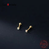 925 Sterling Silver Square Stud Earrings for Women Girls