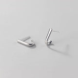 Silver 925 Stud Earrings for Women Minimalist Style