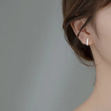 Silver 925 Stud Earrings for Women Minimalist Style
