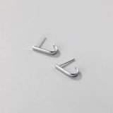 Silver 925 Stud Earrings for Women Minimalist Style