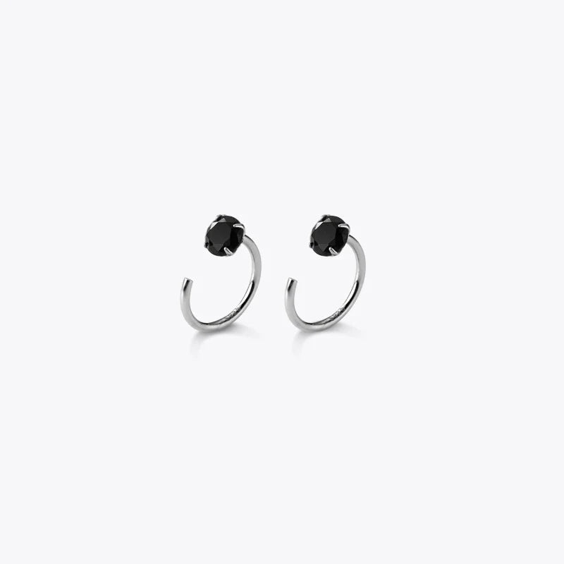 925 Silver Hoops Women Earrings Hook Small Hoop Silver 925 Earrings