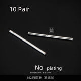Minimalist Silver 925 Stud Earrings For Women