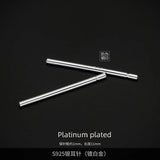 Minimalist Silver 925 Stud Earrings For Women