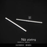 Minimalist Silver 925 Stud Earrings For Women