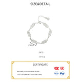 Silver 925 Sterling Women's Bracelet Fine Jewelry