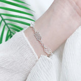 Silver 925 Sterling Women's Bracelet Fine Jewelry