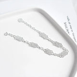 Silver 925 Sterling Women's Bracelet Fine Jewelry