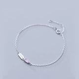 Women's Silver 925 Letter Bracelets - Real Fine Jewelry 