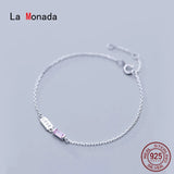 Women's Silver 925 Letter Bracelets - Real Fine Jewelry 