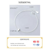 925 Sterling Silver Lightning Bracelet Chain Women's Bracelet