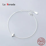 925 Sterling Silver Lightning Bracelet Chain Women's Bracelet