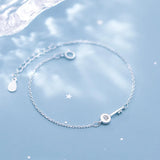 Fine Silver 925 Key Bracelet for Women