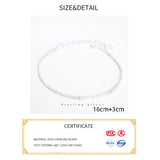 Minimalist Silver 925 Sterling Women's Bracelet