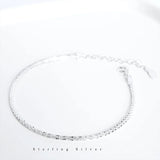 Minimalist Silver 925 Sterling Women's Bracelet
