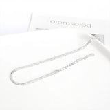 Minimalist Silver 925 Sterling Women's Bracelet