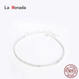 Minimalist Silver 925 Sterling Women's Bracelet