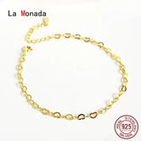 925 Silver Heart Bracelet Women Love Charm Toggle Clasp