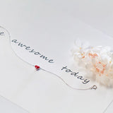 Women's Sterling Silver Heart Bracelet