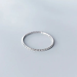 925 Silver Prismatic Women Ring Minimalist Fine Jewelry All Finger