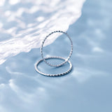925 Silver Prismatic Women Ring Minimalist Fine Jewelry All Finger