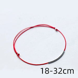 Red Thread Hand Bracelet 925 Sterling Silver Rope Bracelets Women
