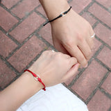 925 Silver Red Thread Bracelet for Couple