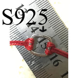 925 Silver Red Thread Bracelet for Couple