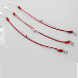 Red Thread 925 Silver Bracelet for Women Bead Rope Bracelet