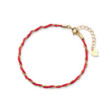 Red Thread Hand 925 Silver Bracelet Women