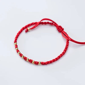 Red Thread 925 Sterling Silver Bracelet for Women