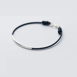 925 Silver Red Thread Rope Bracelet for Women