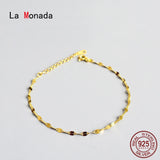 925 Sterling Silver Women's Bracelet Female