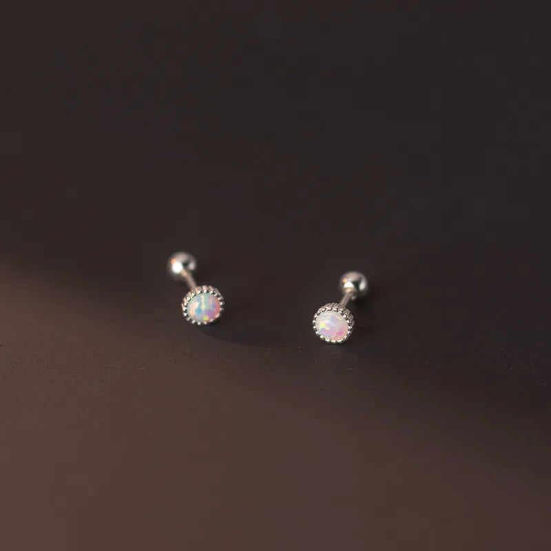 Small Silver 925 Stud Earrings For Women