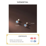 Small Silver 925 Stud Earrings For Women