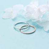 Size4-19 Women Ring 925 Silver Minimalist Rings For Women 925 Silver Fine Jewerl