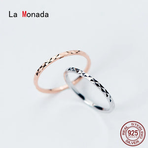 Size4-19 Women Ring 925 Silver Minimalist Rings For Women 925 Silver Fine Jewerl