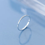 925 Sterling Silver Minimalist Rings For Women