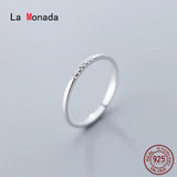 925 Sterling Silver Minimalist Rings For Women
